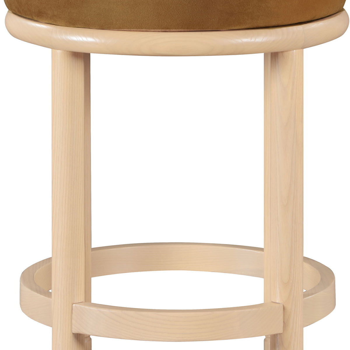 Monette - Counter Stool With Natural Base