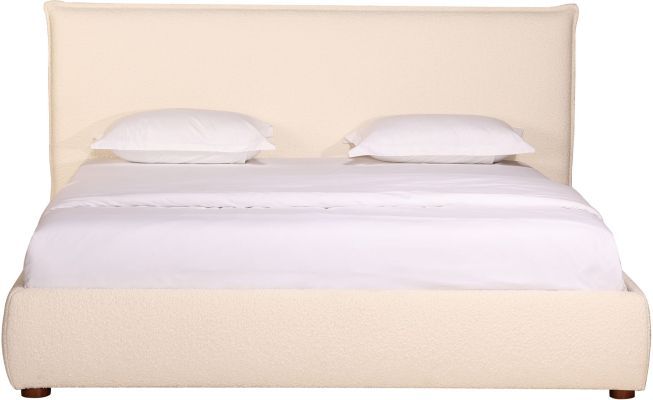 Recharge - Queen Bed Upholstery - White