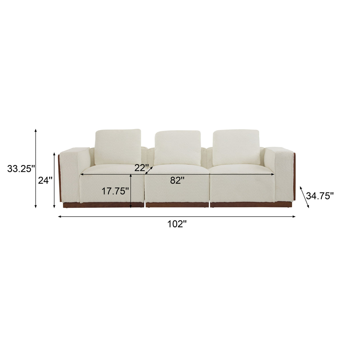 Chita - Modular Sectional Sofa With Larger Seats