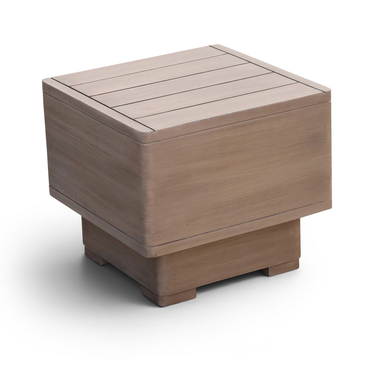 Solace - Acacia Wood Outdoor Patio End / Side Table - Natural