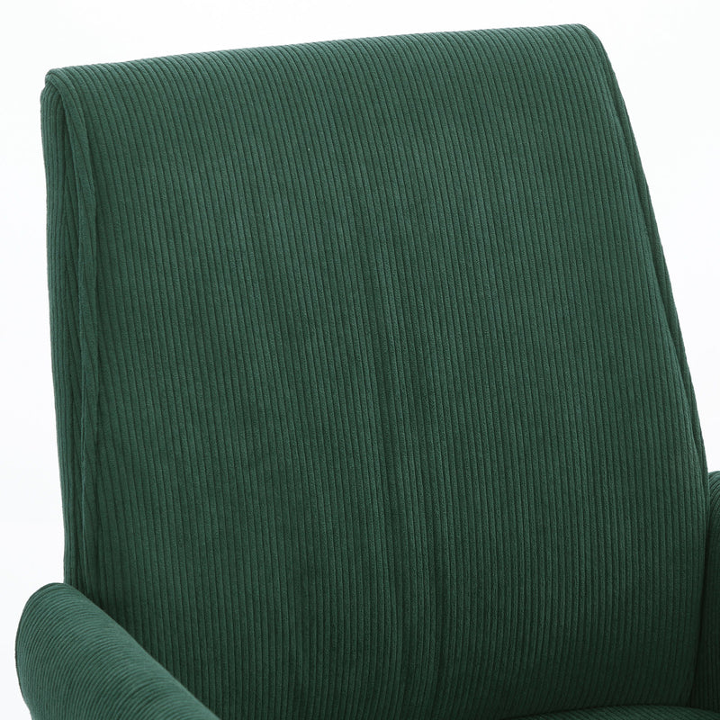 Ergonomic Mid-Back Office Chair With Gold Base