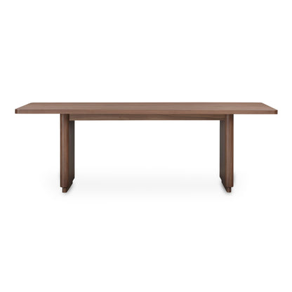 Round - Off Dining Table Small - Dark Brown