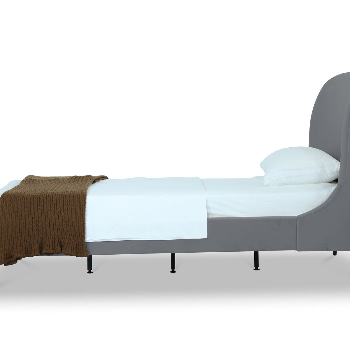 Manhattan Heather - Bed With Black Legs