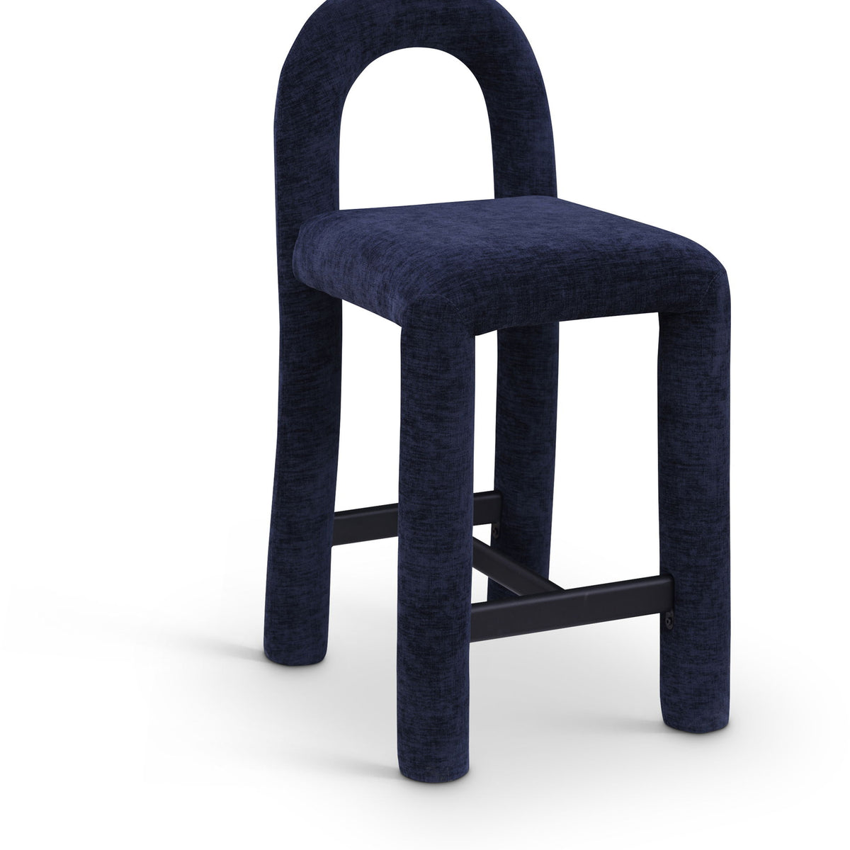 Amari - Chenille Fabric Stool