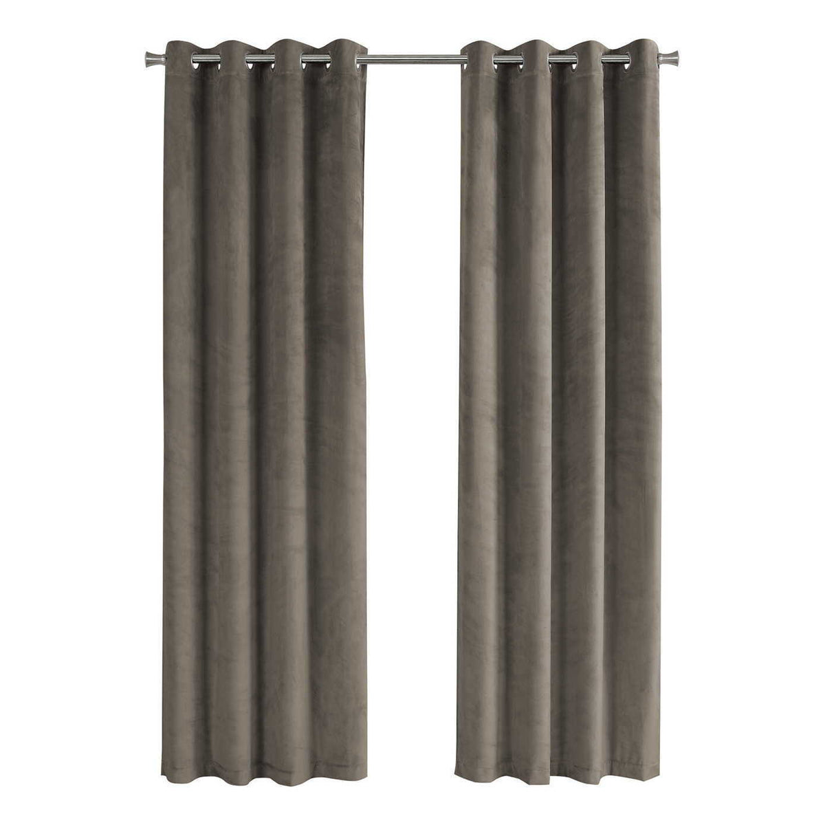 2 Pieces Set, Curtain Panel, Room Darkening, Grommet, Contemporary & Modern