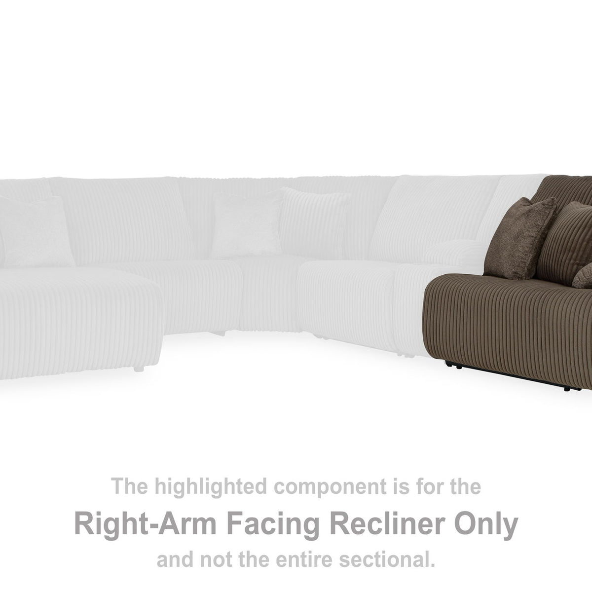 Top Tier - Raf Zero Wall Recliner - Chocolate