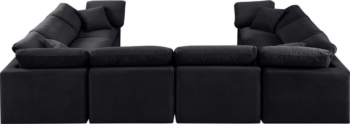 Indulge - Velvet 8 Piece Modular Sectional