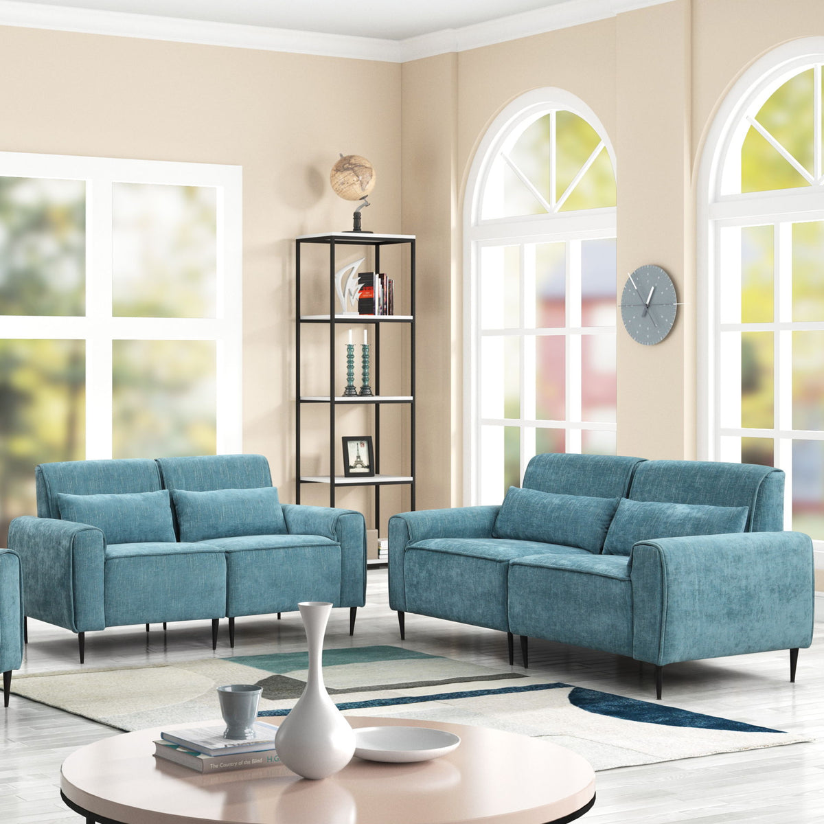 Valentina - Chenille Living Room Set