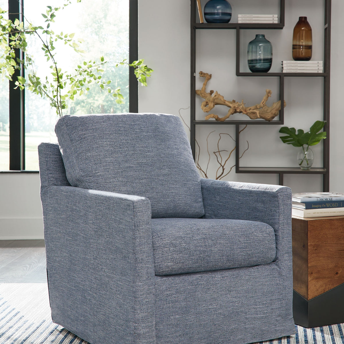 Nenana Next-gen Nuvella - Swivel Glider Accent Chair