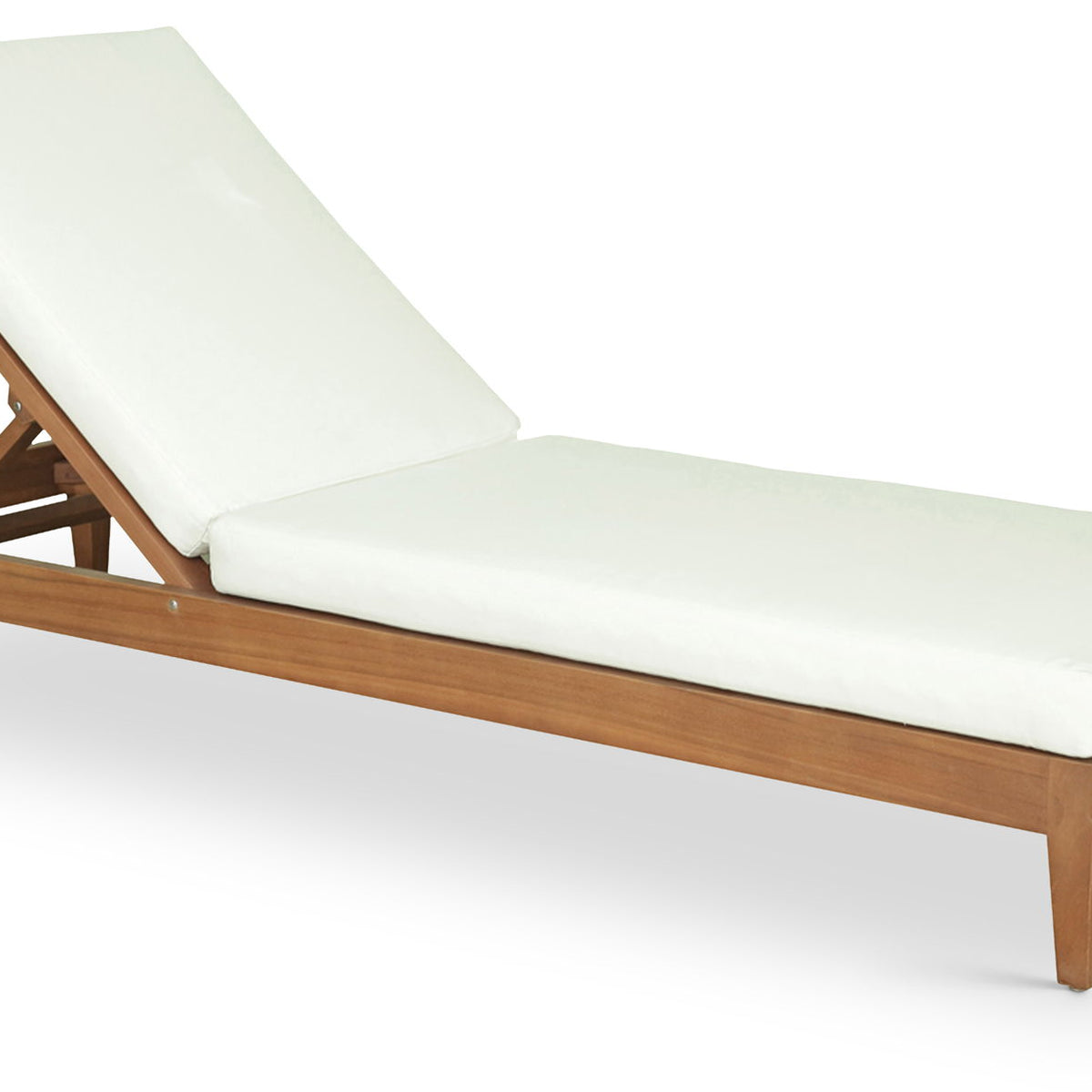 Mirella - Water Resistant Fabric Upholstered Outdoor Patio Chaise Lounge