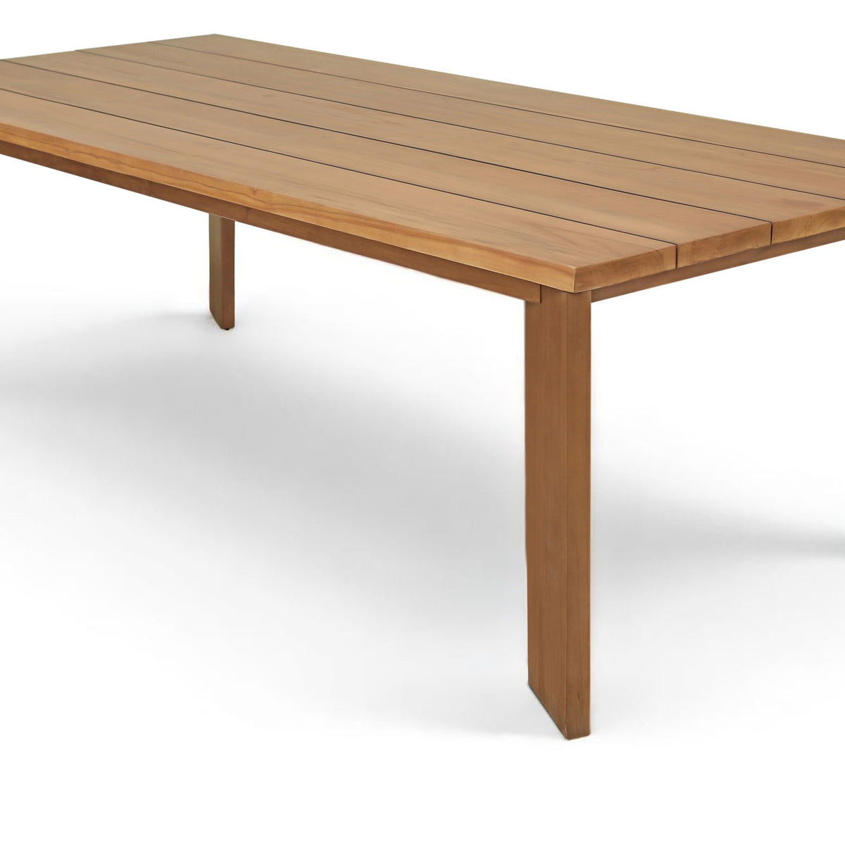 Mirella - Teak Wood 96" Outdoor Patio Dining Table - Natural