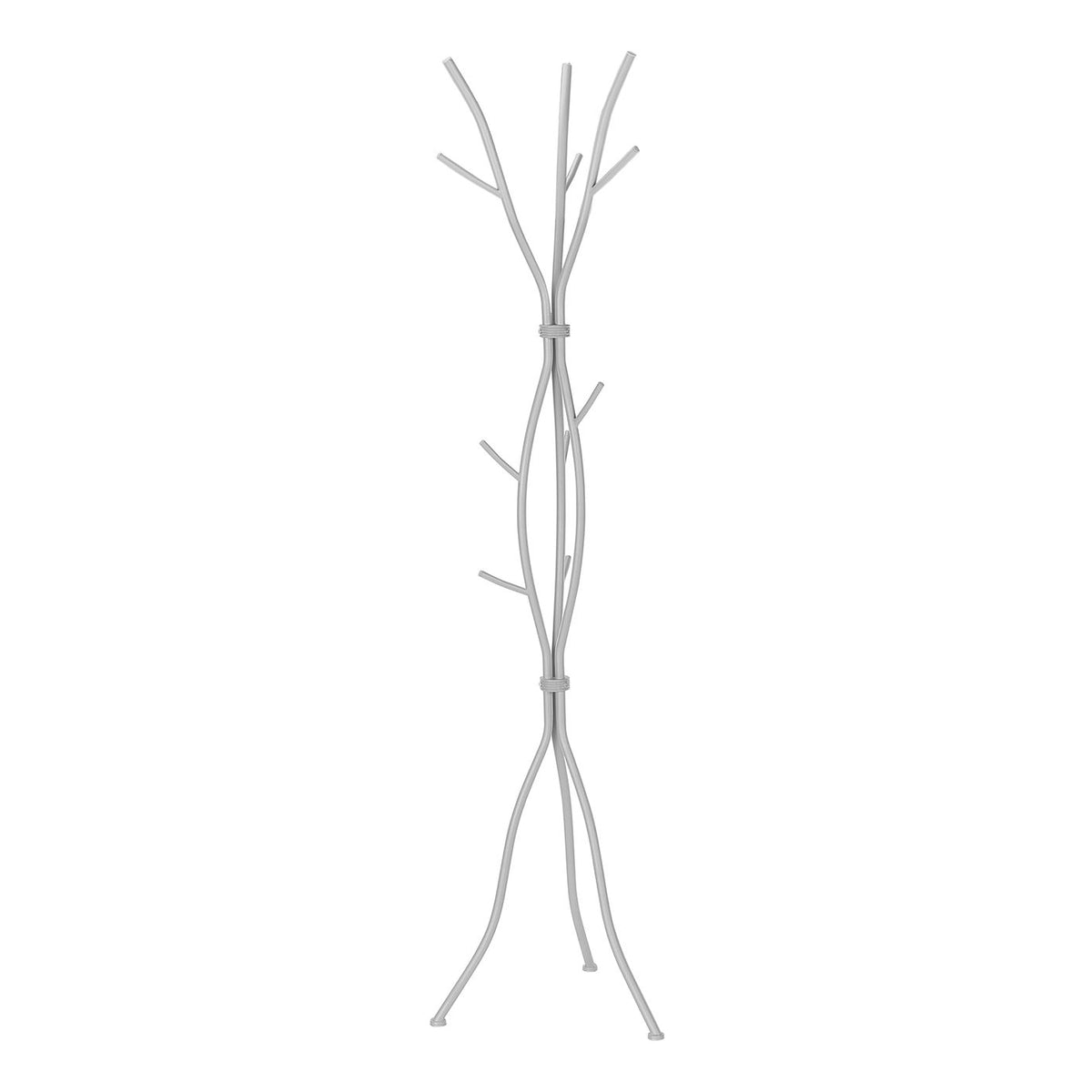 Coat Rack, Hall Tree, Free Standing, 11 Hooks, Entryway, Contemporary & Modern