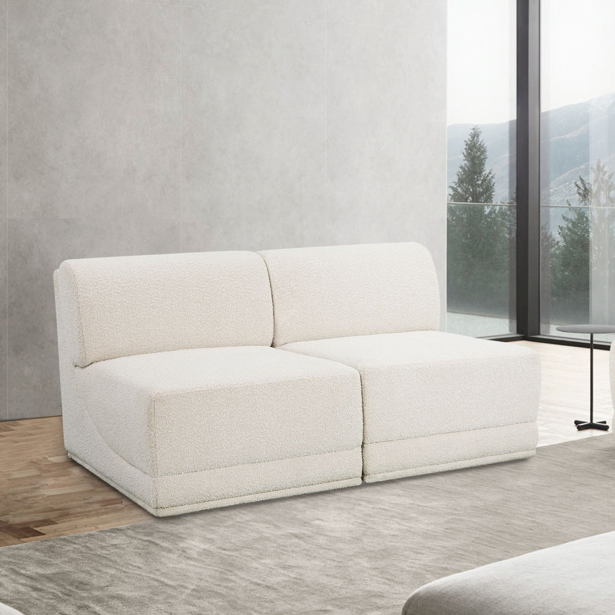 Ollie - 2 Seat Armless Modular Sofa