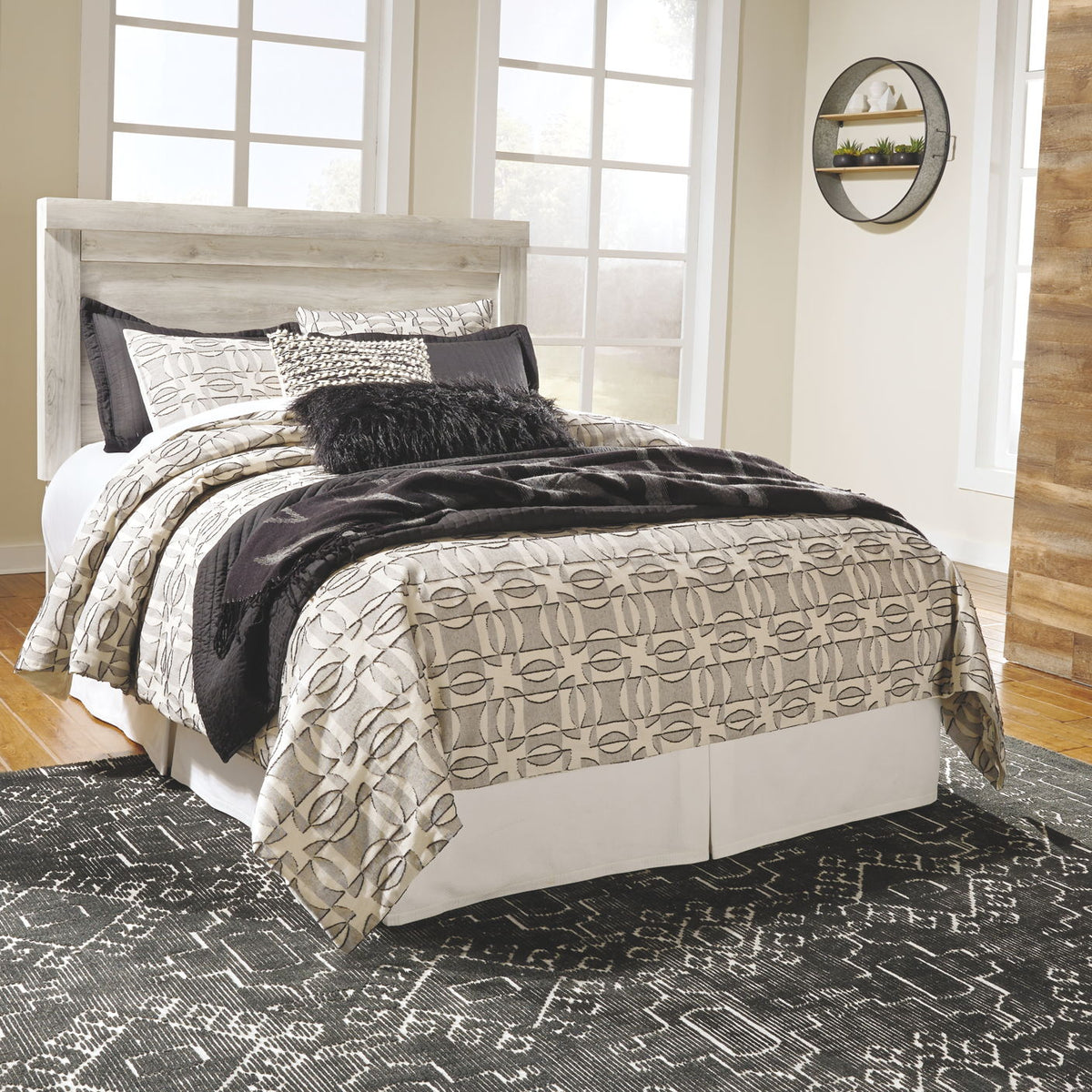 Bellaby - Dresser, Mirror, Panel Headboard Set