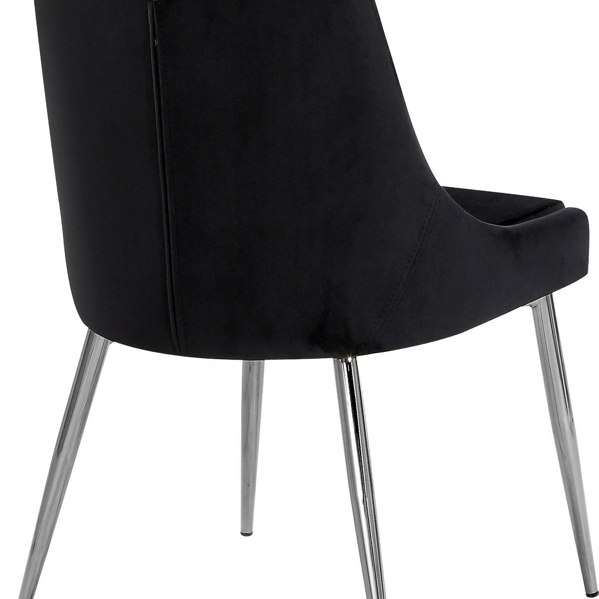 Karina - Dining Chair with Chrome Legs (Set of 2)