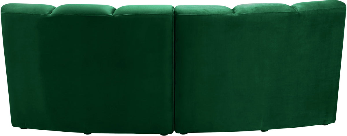 Infinity - 2 Piece Velvet Modular Sectional