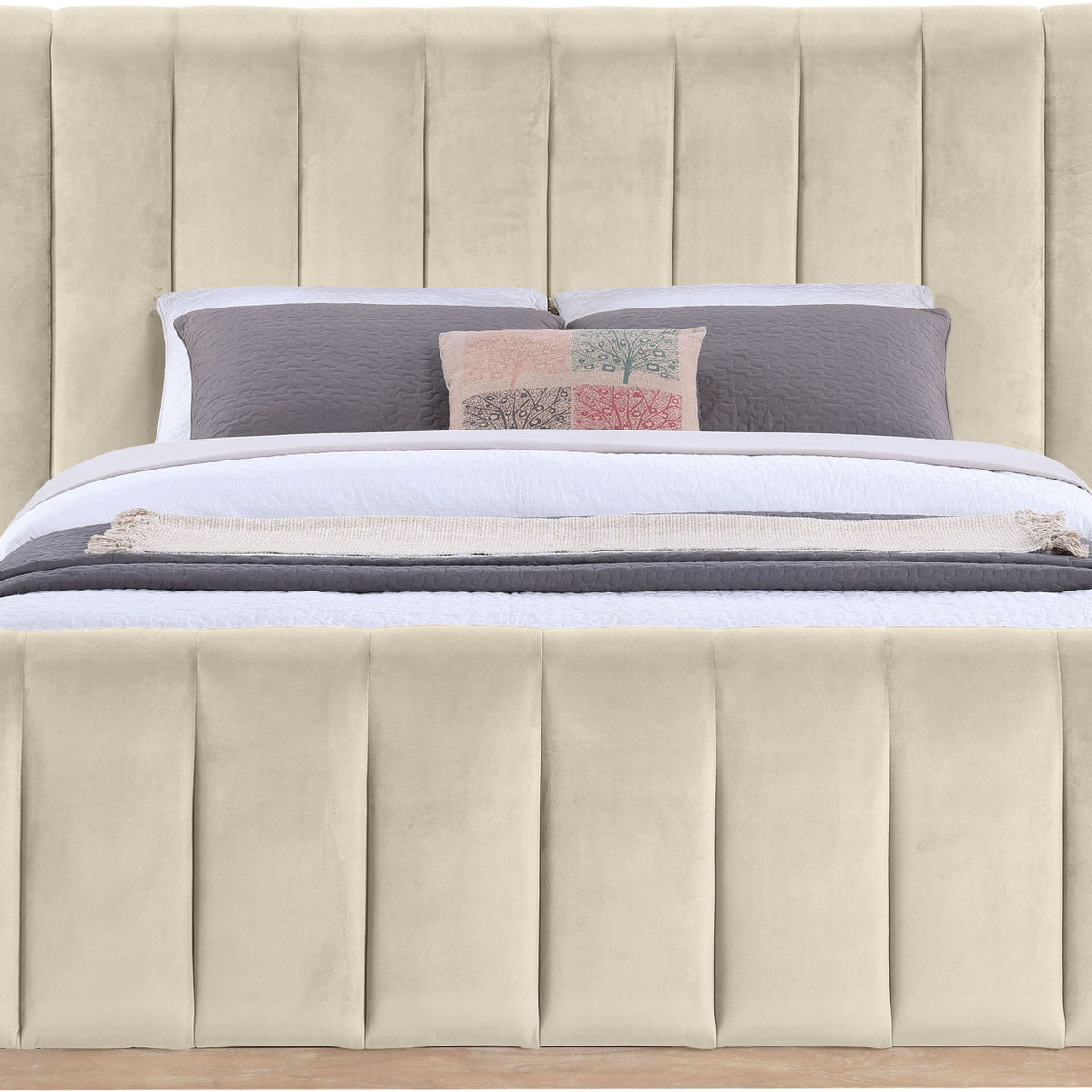 Amara - Velvet Upholstered Bed