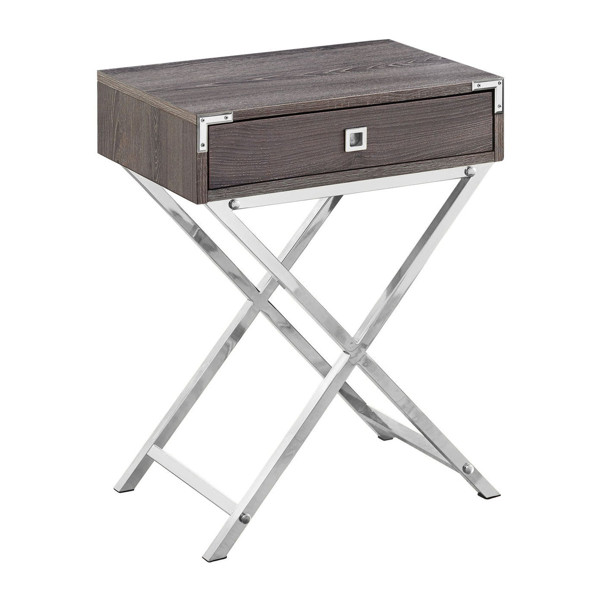 Accent Side Table, Storage Drawer, Stylish Design Contemporary & Modern