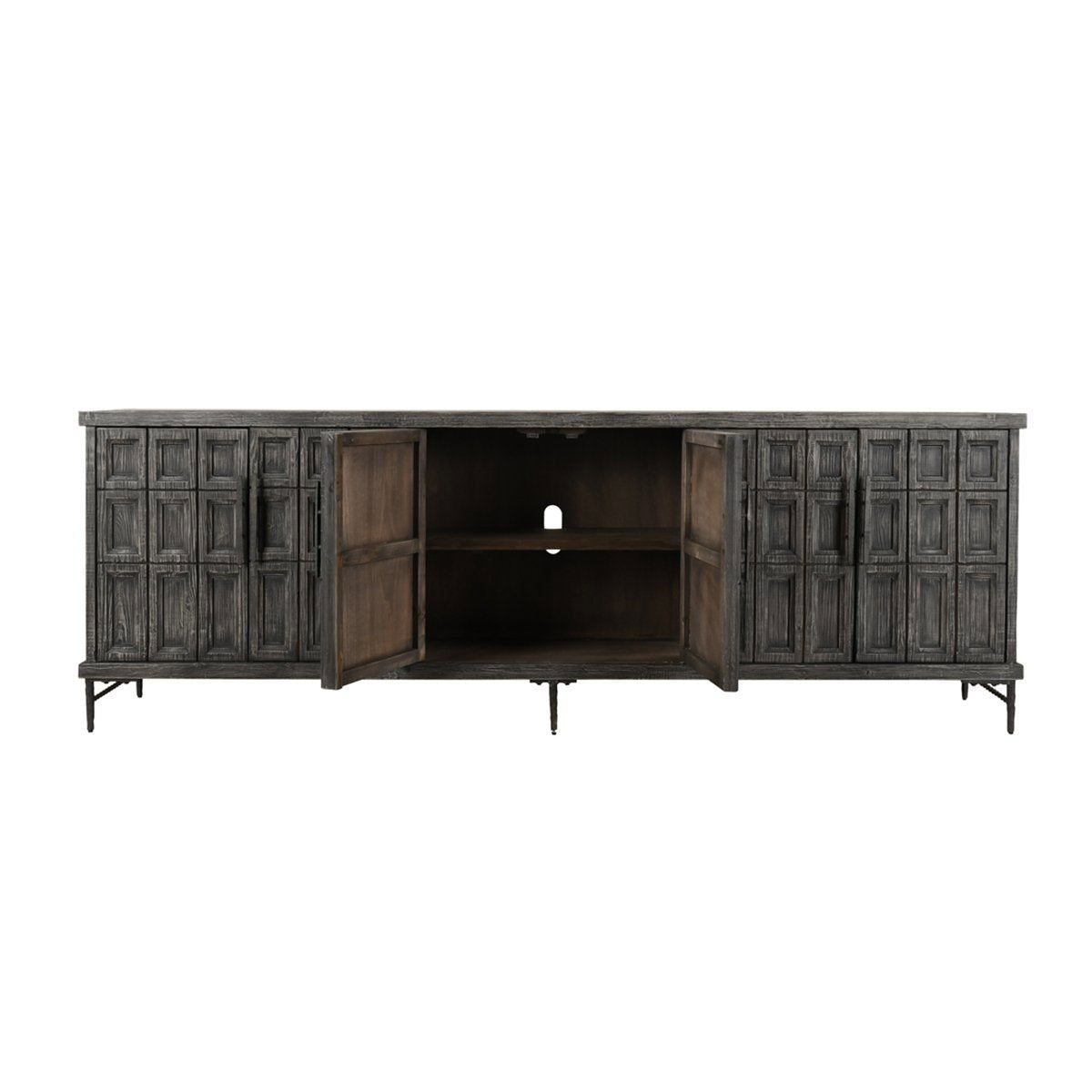 Willmark - 6 Door Iron Leg Sideboard