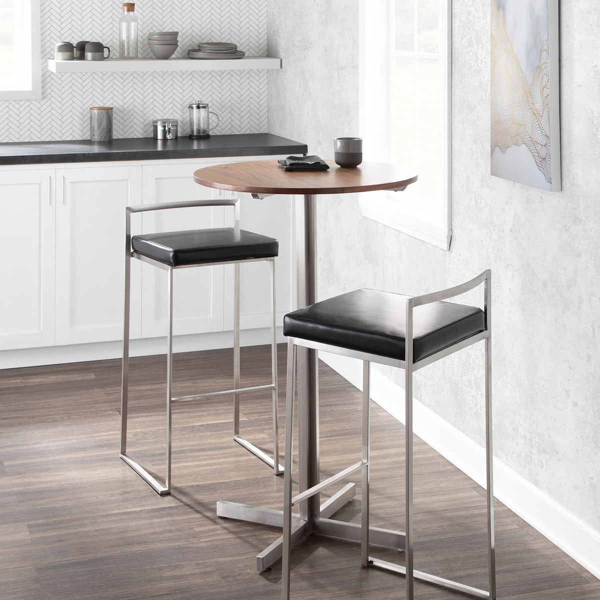 Fuji - Contemporary Stackable Design Barstool