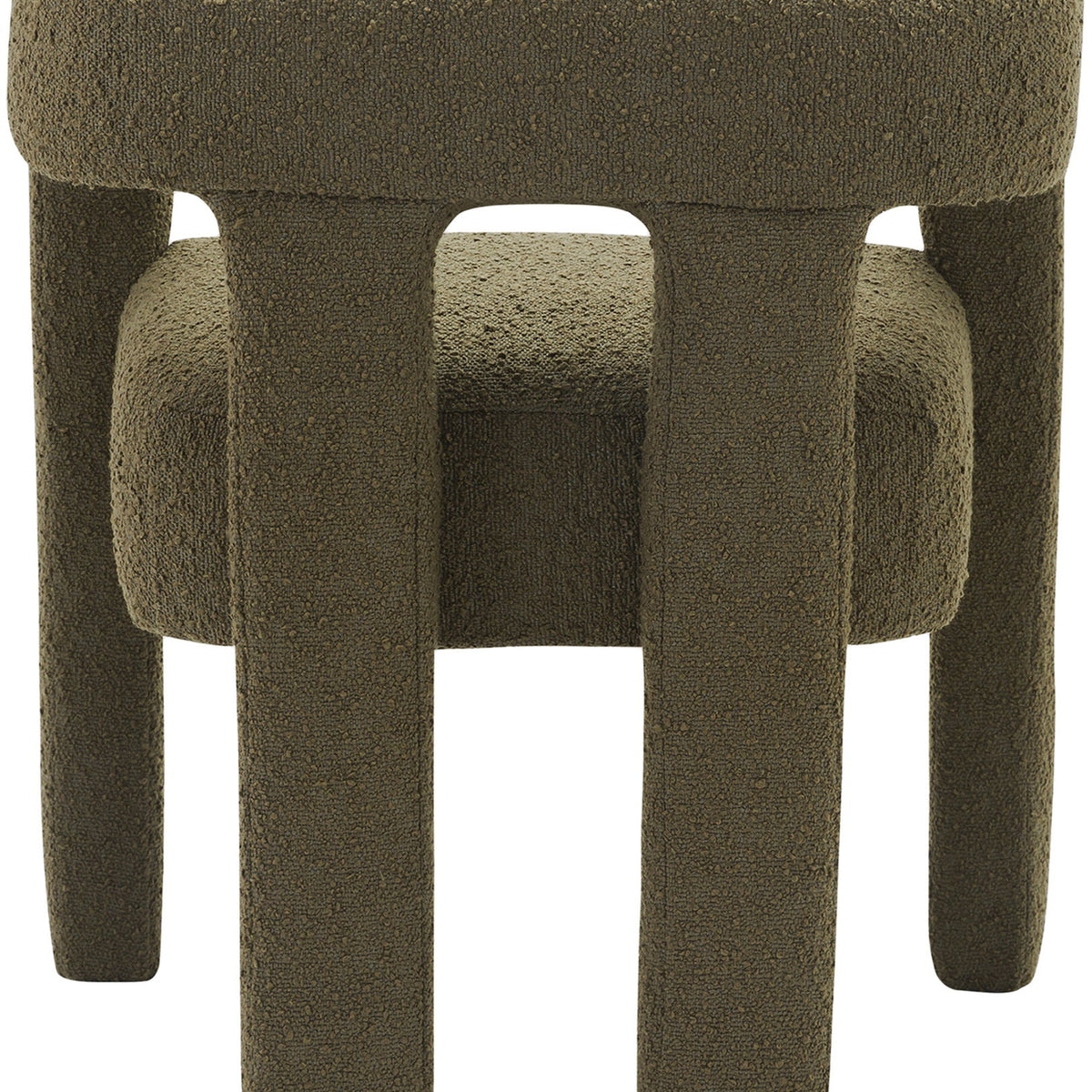 Athena - Boucle Fabric Dining Chair