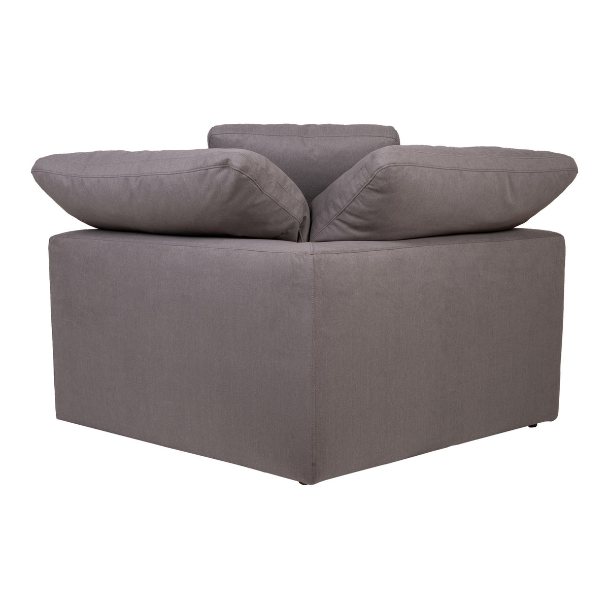 Clay - Livesmart Fabric Corner Chair - Light Gray