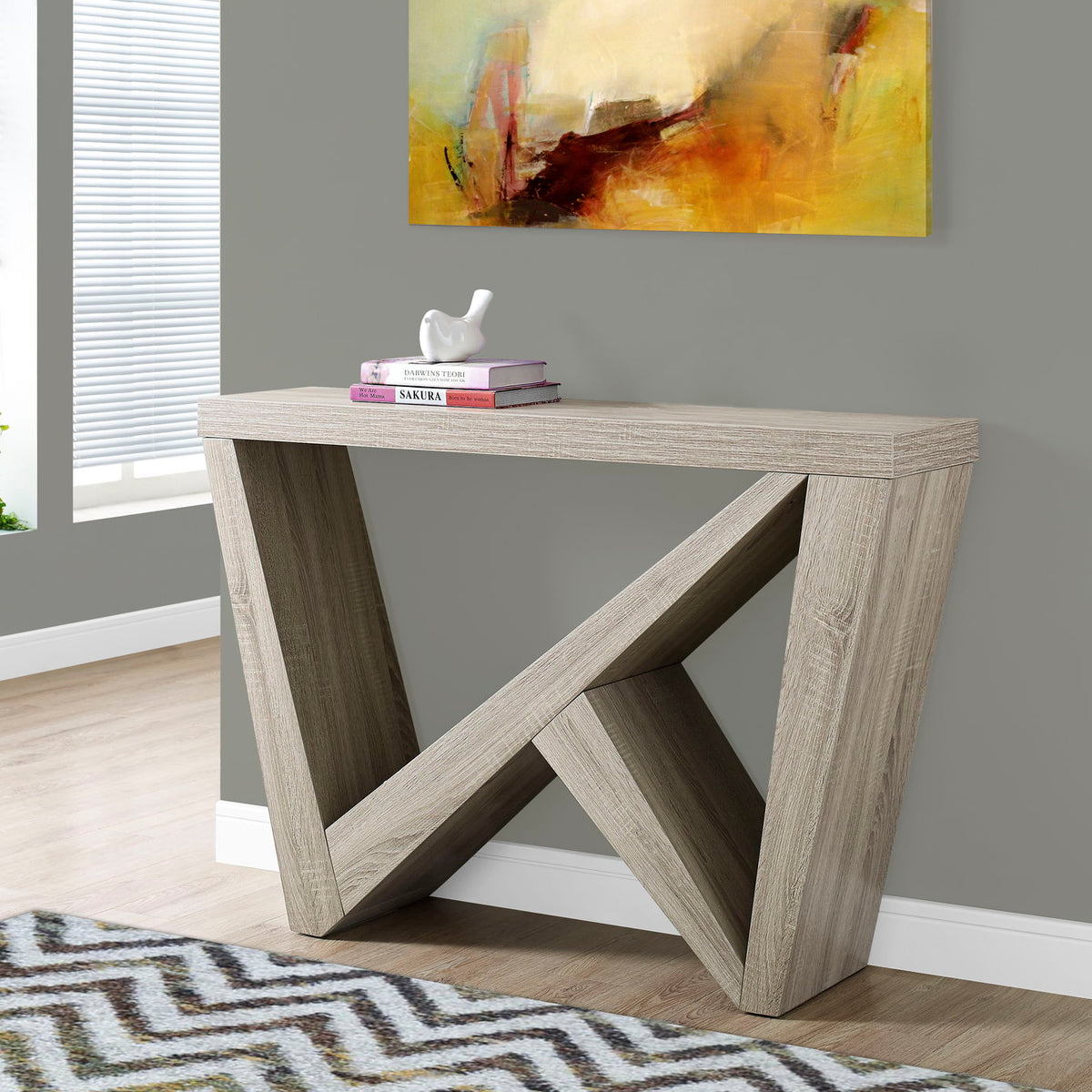 Accent Console Table For Entryway, Durable Construction