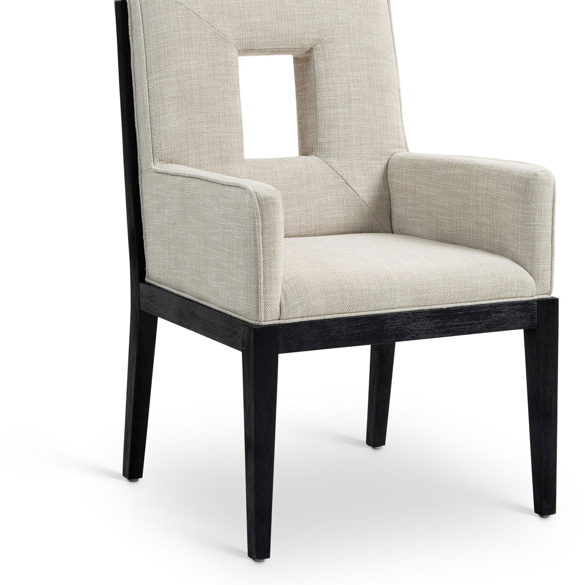 Gwendolyn - Dining Arm Chair With Black Frame