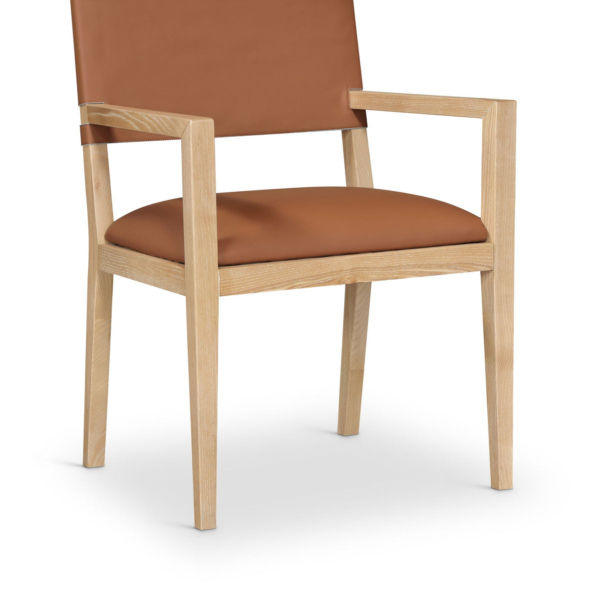 Avon - Vegan Leather Dining Arm Chair