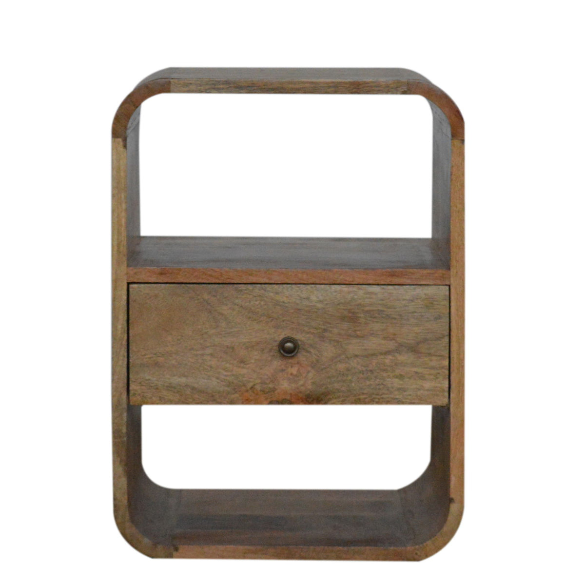 London - Nightstand - Beige Brown