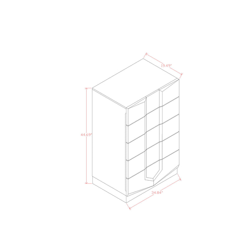 Vios - Zebra Chest - White