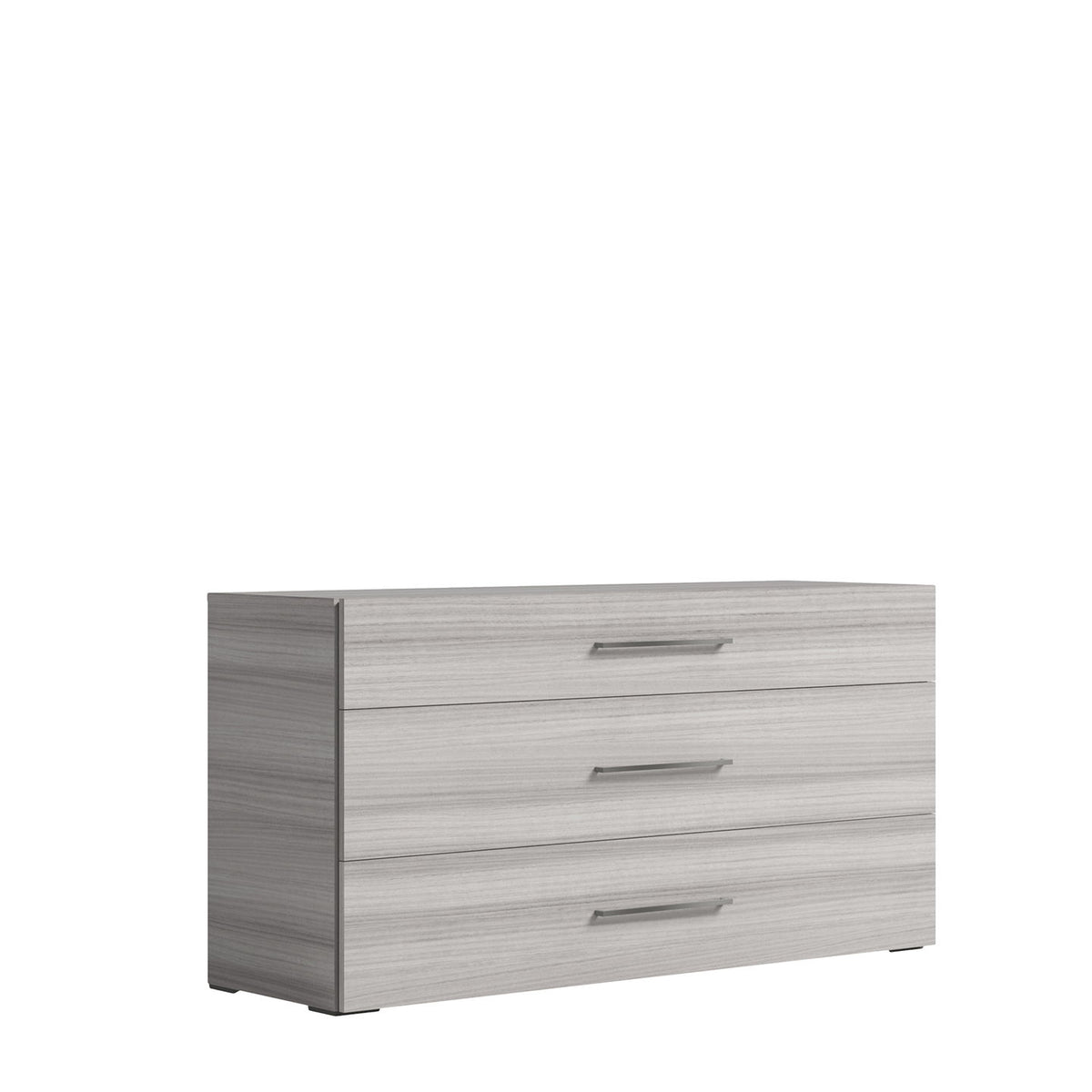Mia - Dresser - White / Gray / Silver