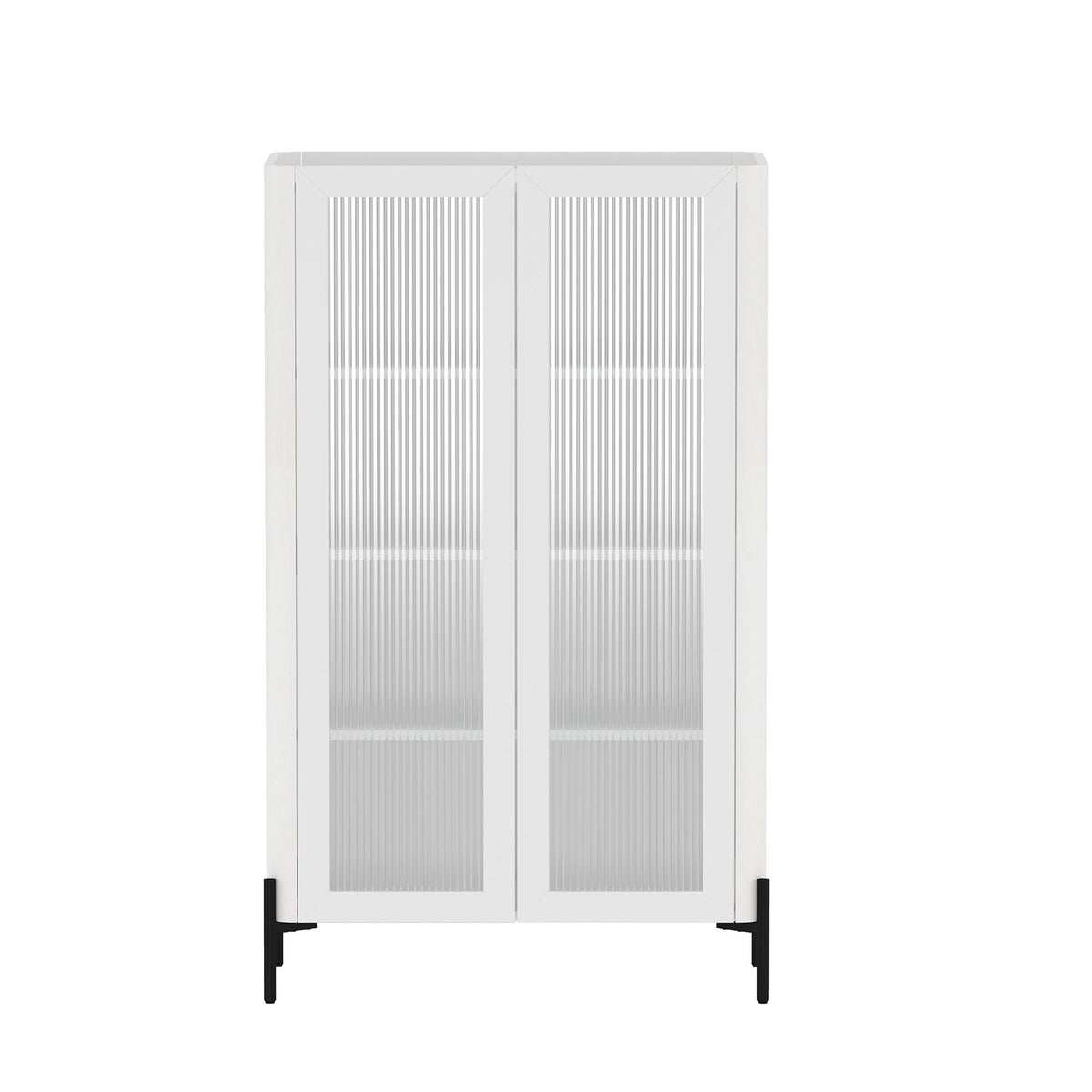 Abbey - Bookcase Cabinet - White