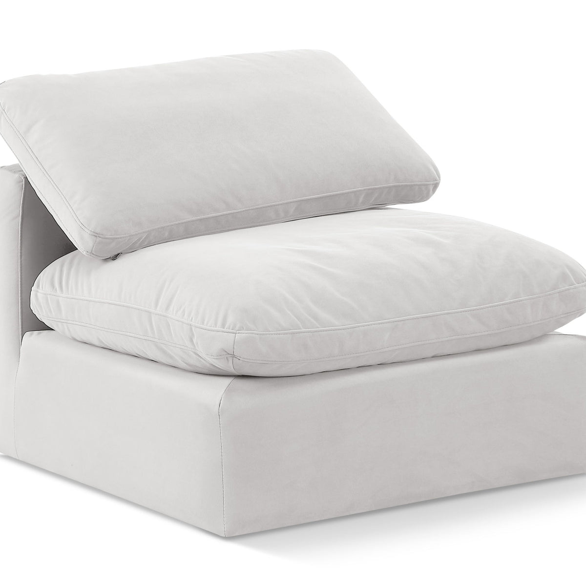 Indulge - Velvet Armless Chair