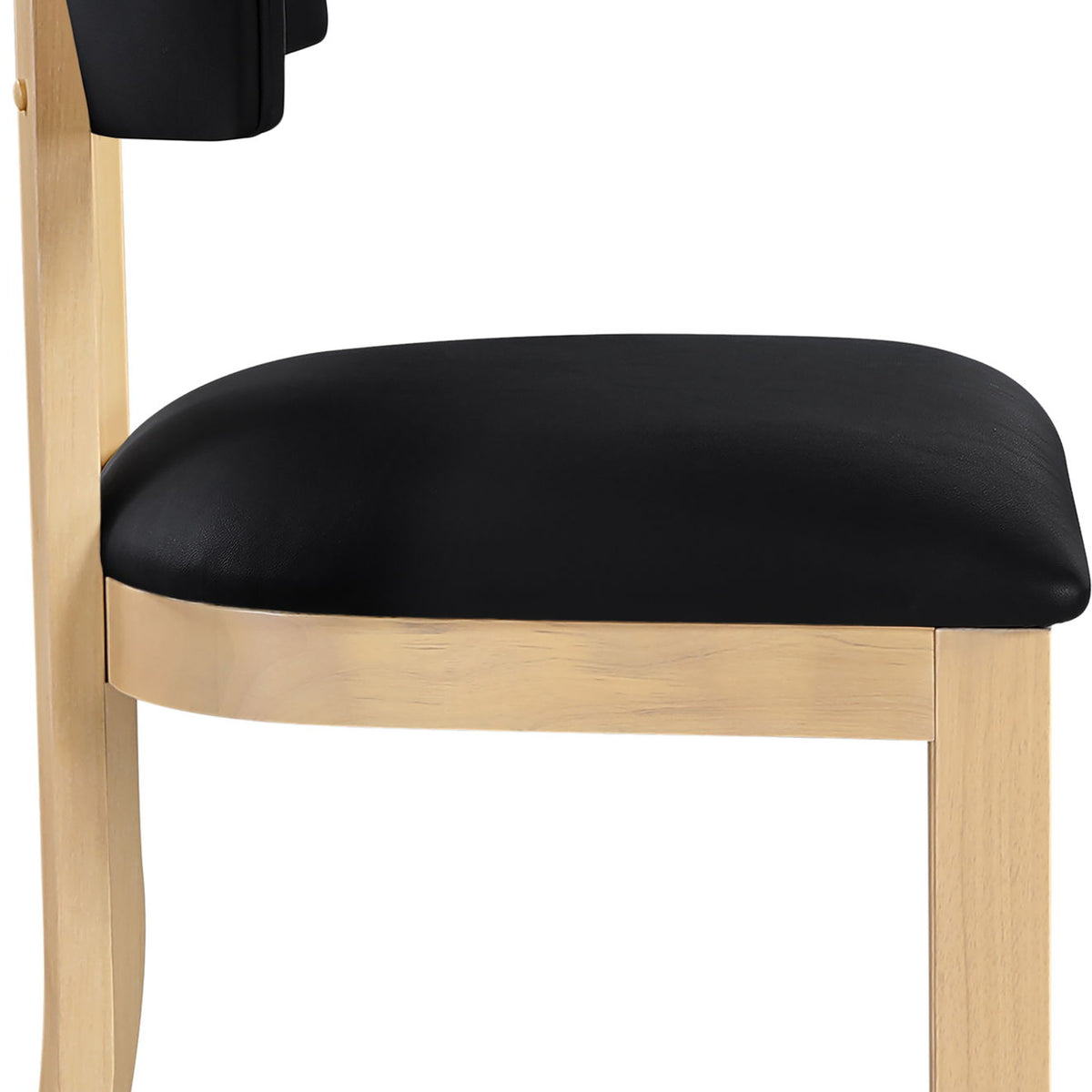 Lavrin - Vegan Leather Dining Side Chair (Set of 2) - Natural Base