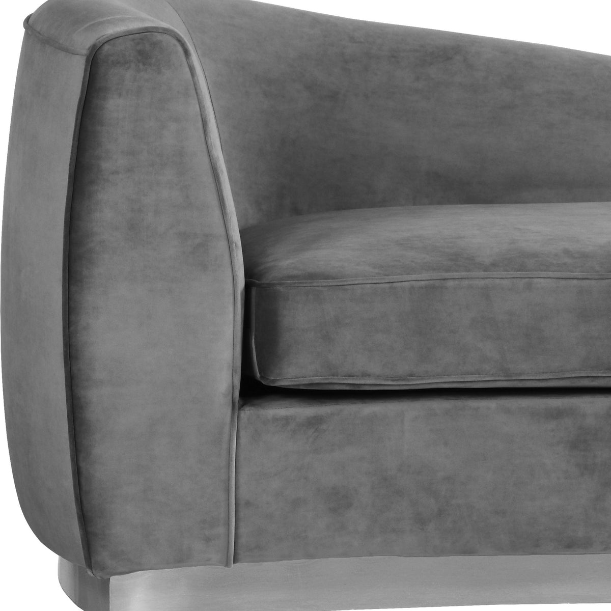 Julian - Chaise with Chrome Base