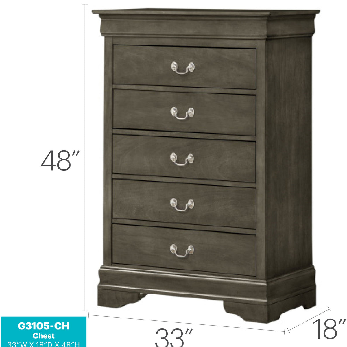 Traditional Style Storage Chest Elegant