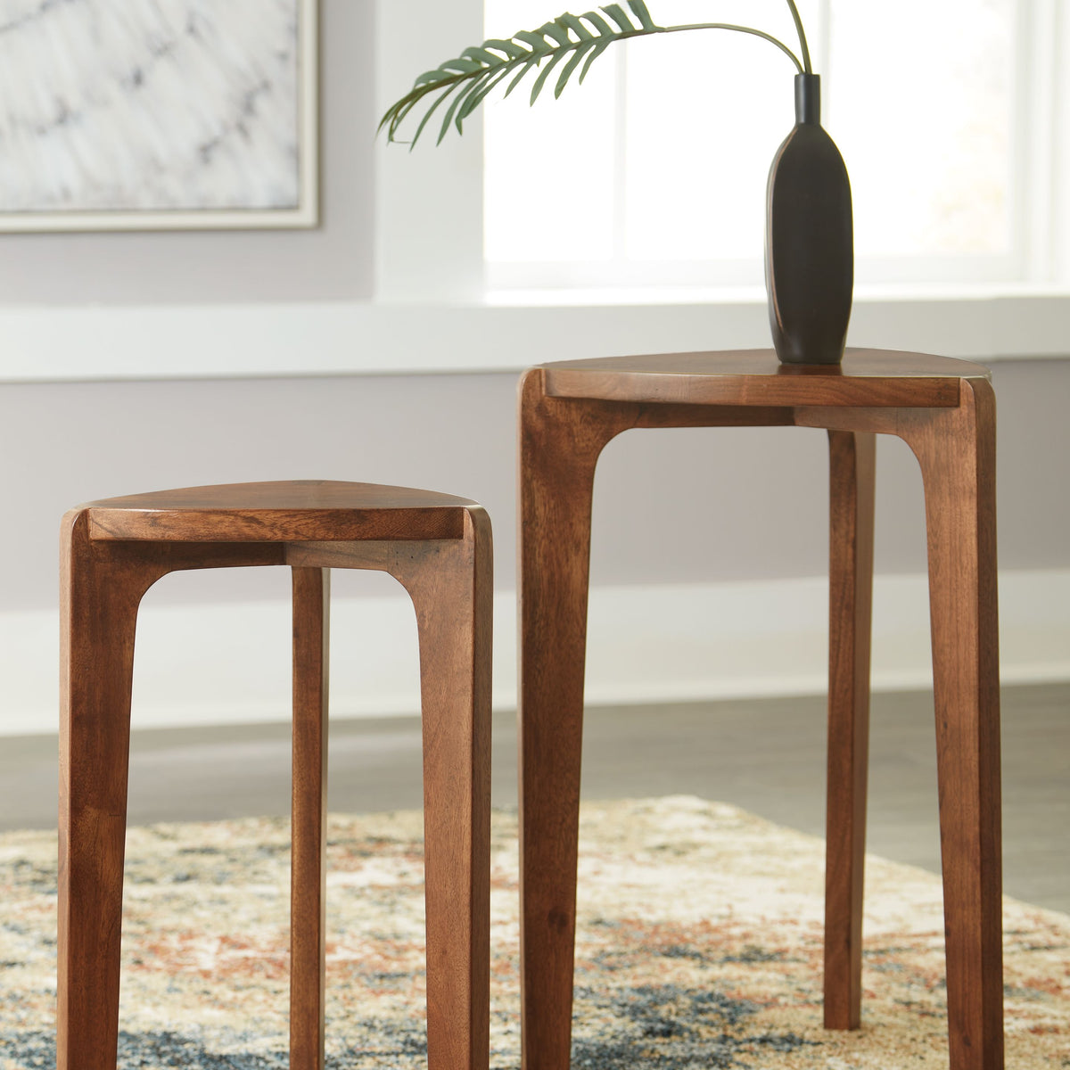 Brynnleigh - Accent Table Set (Set of 2) - Medium Brown