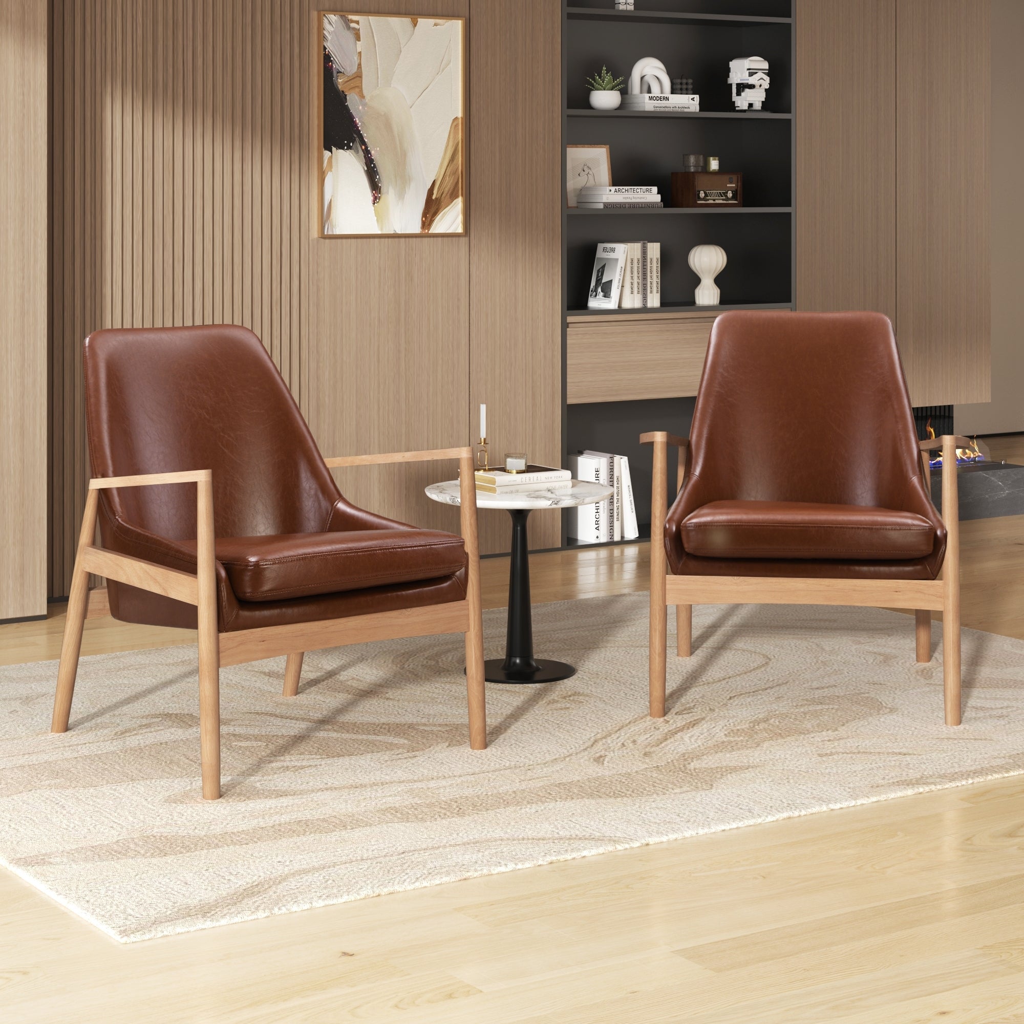 Accent Chair Brown