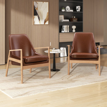 Accent Chair Brown
