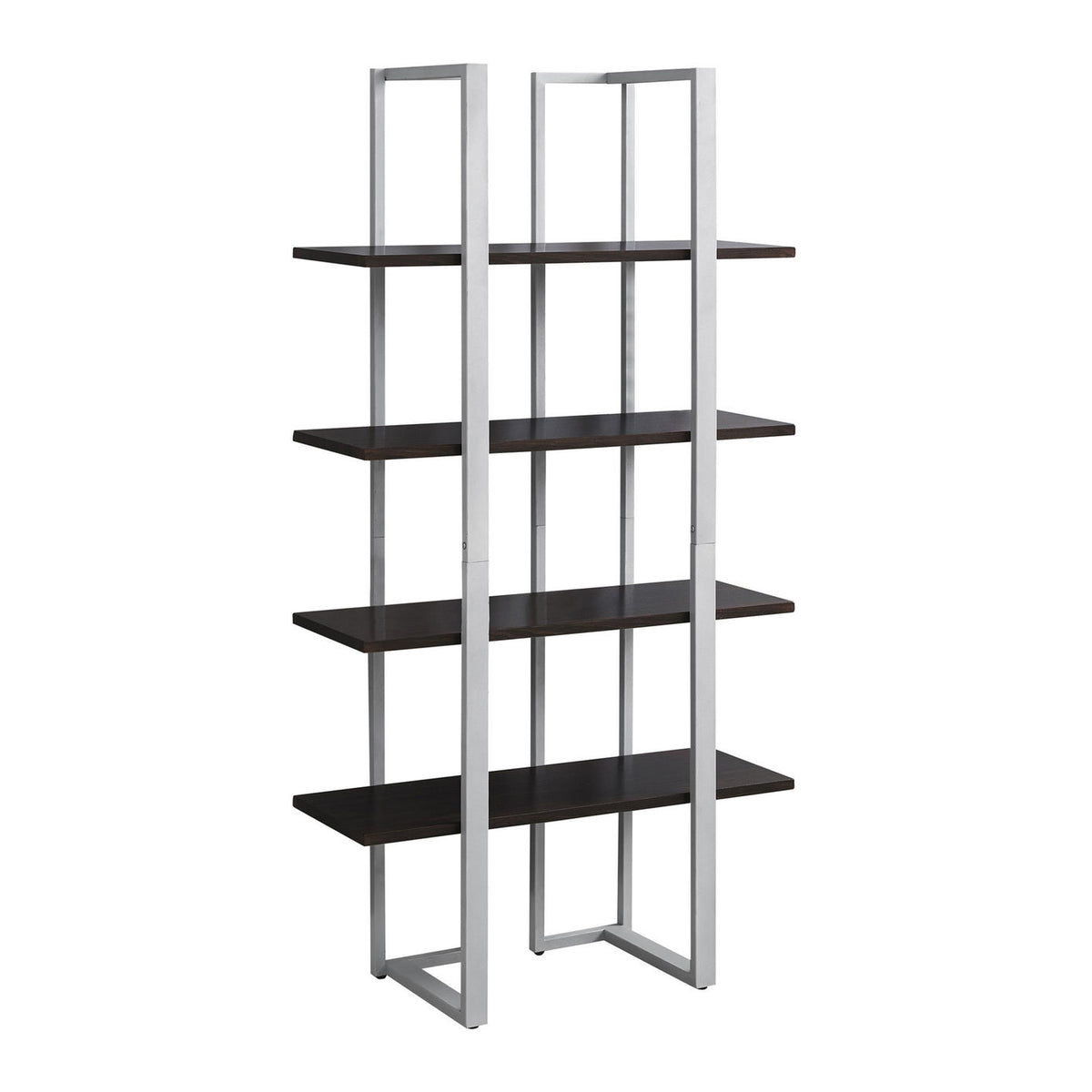 Bookshelf, Bookcase, Etagere, 4 Tier, Office, Contemporary & Modern