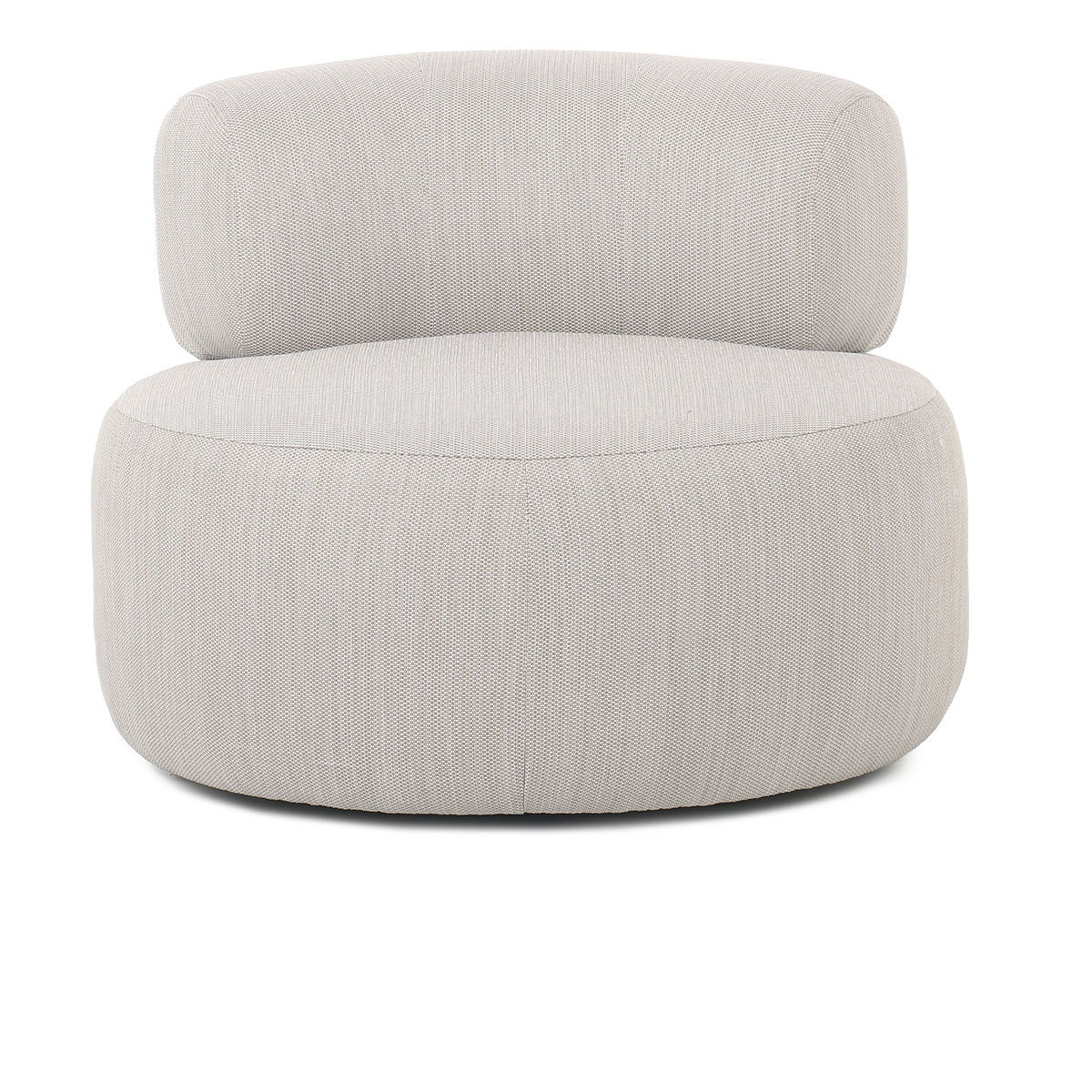 Ellis - Outdoor Swivel Lounge Chair - Light Gray
