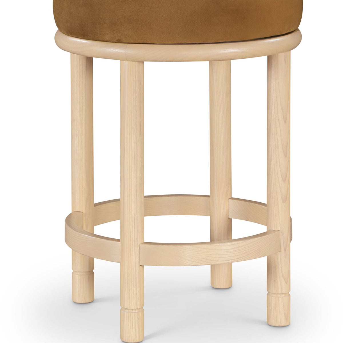 Monette - Counter Stool With Natural Base