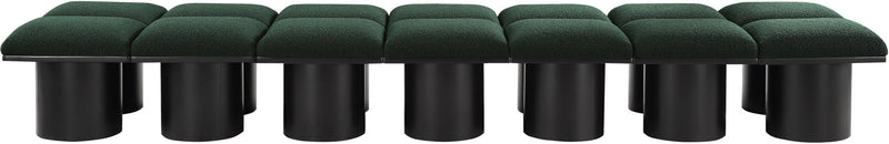 Pavilion - 14 Piece Modular Bench With Black Base
