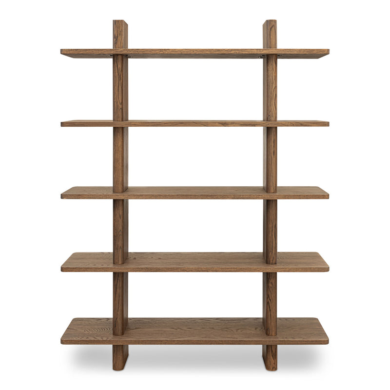 Casey - Large Standard Bookcase - Dark Brown