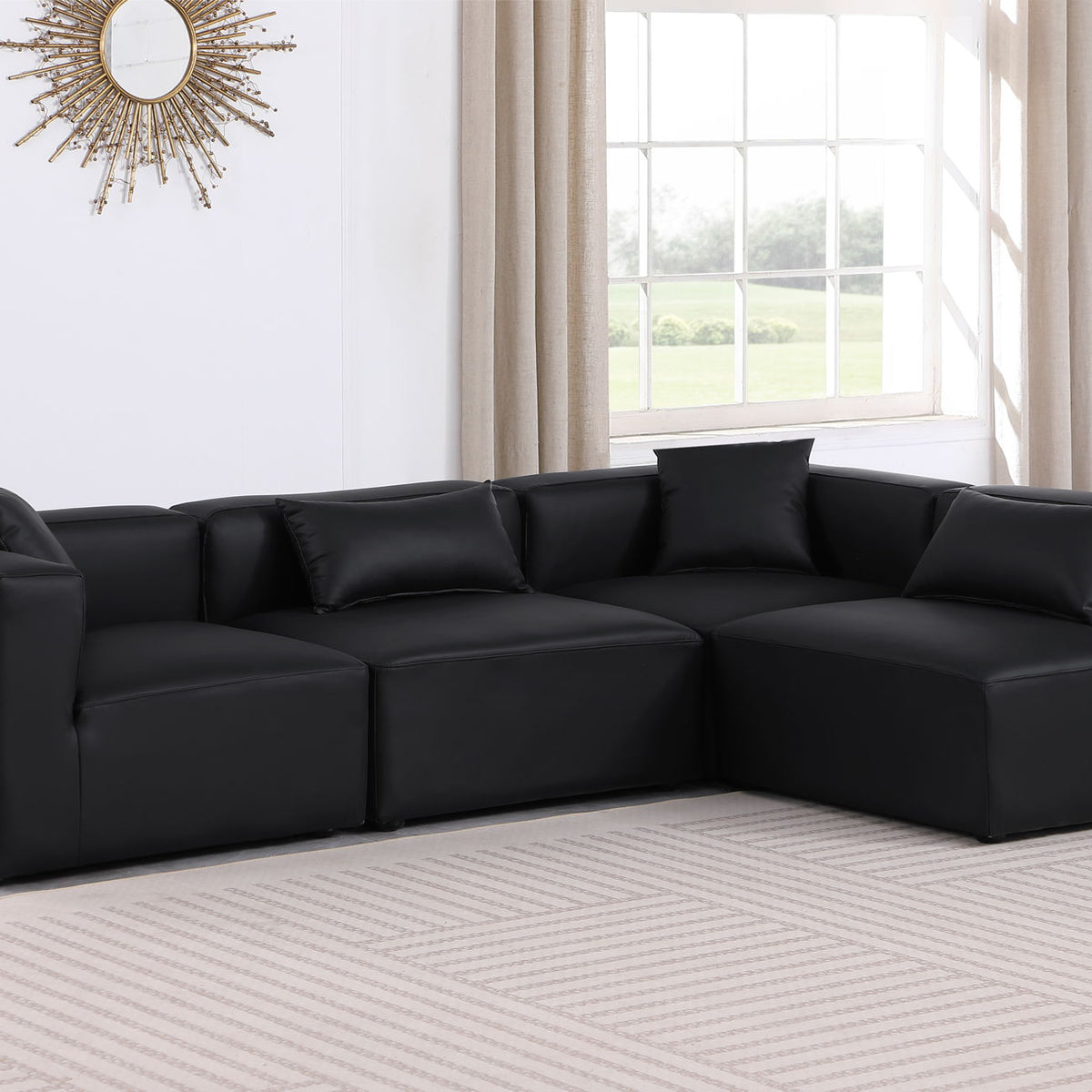 Cube - 4 Piece Modular Corner Sectional