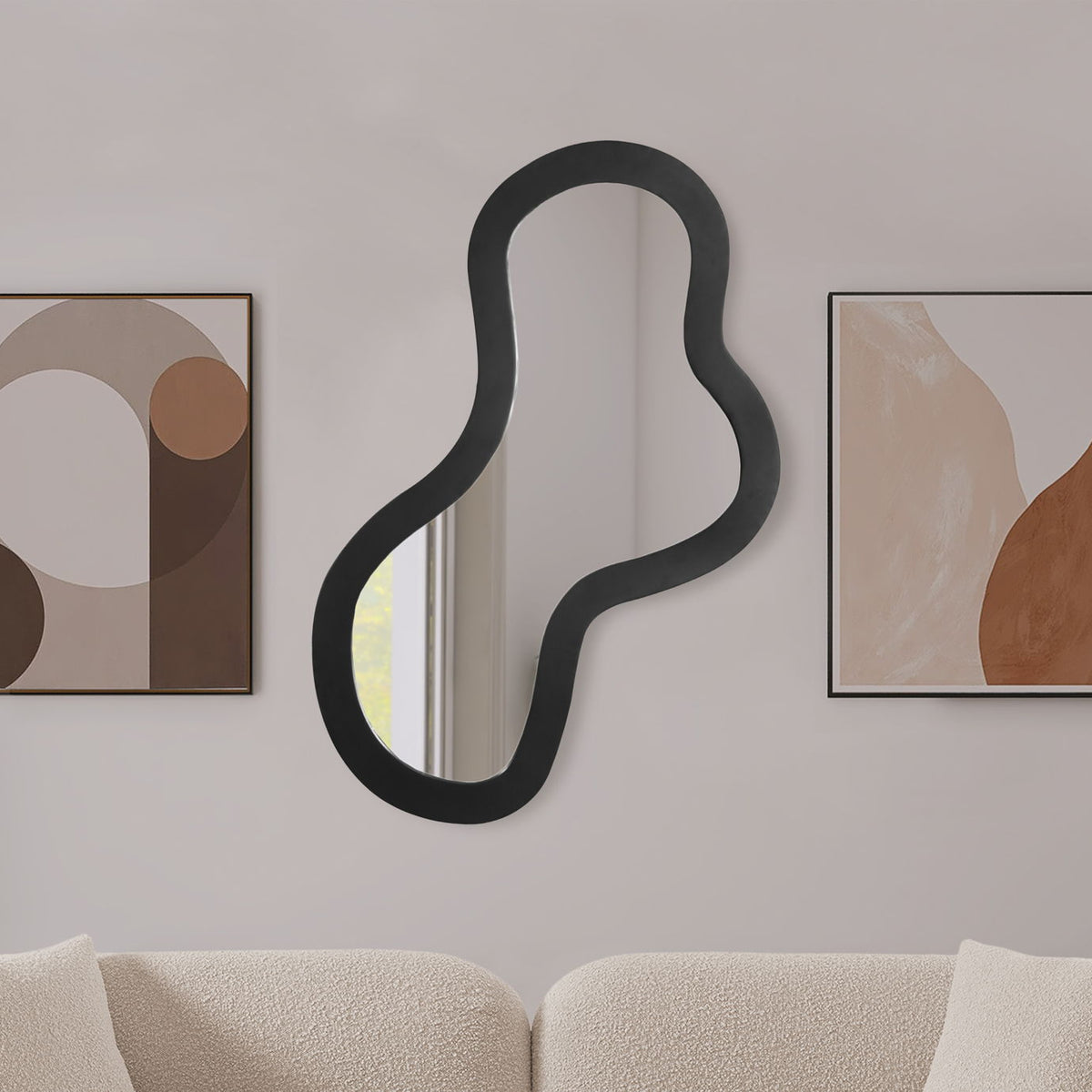 Oblique - Metal Frame Mirror