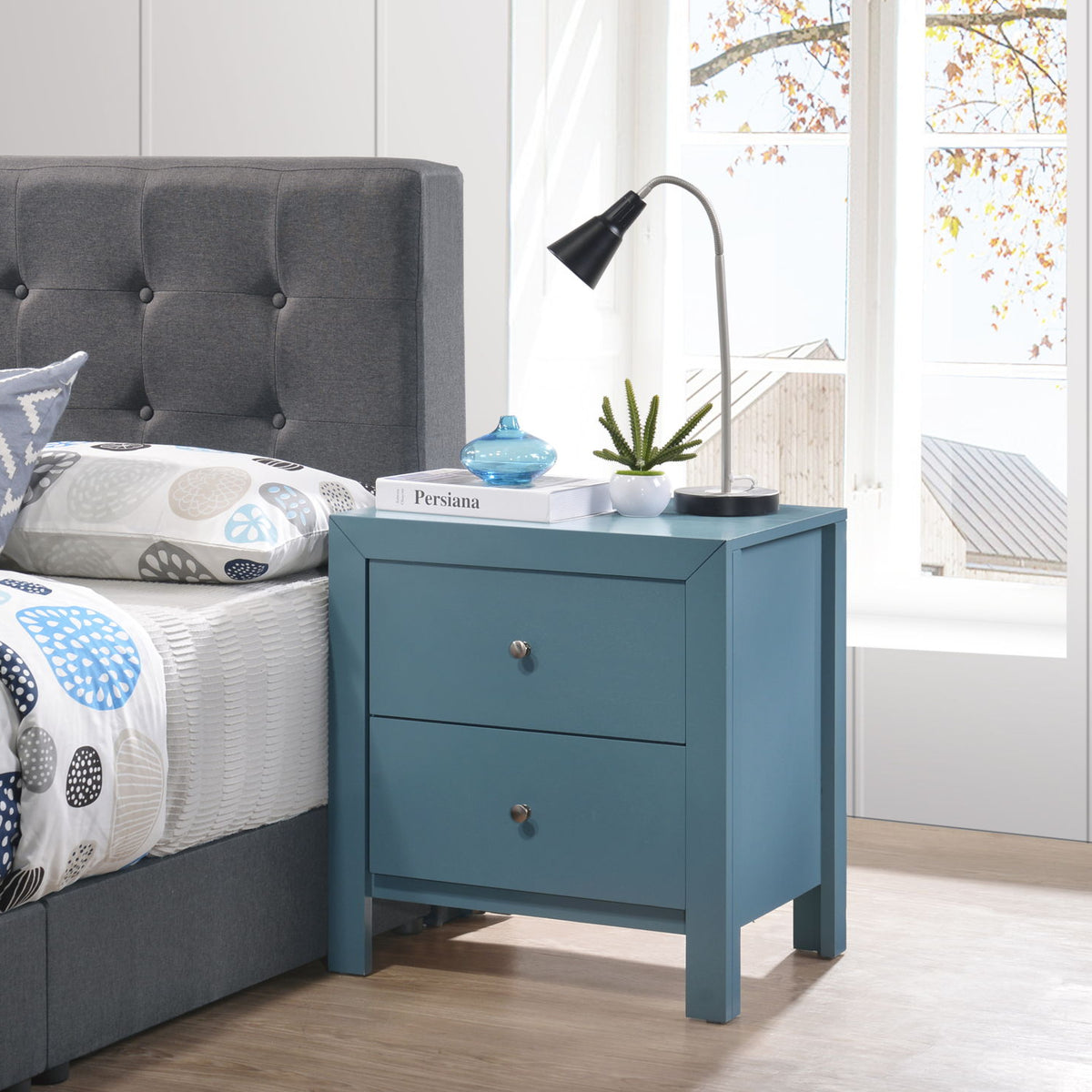 Charming Nightstand With Drawers