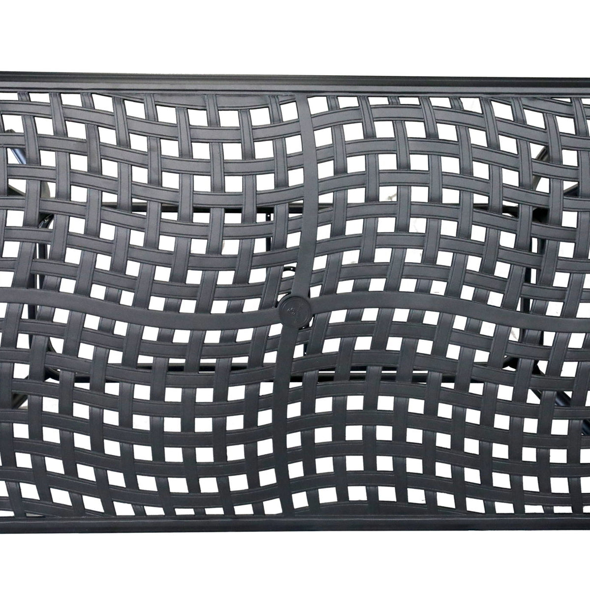 Rectangular Aluminum Dining Set With Cushions