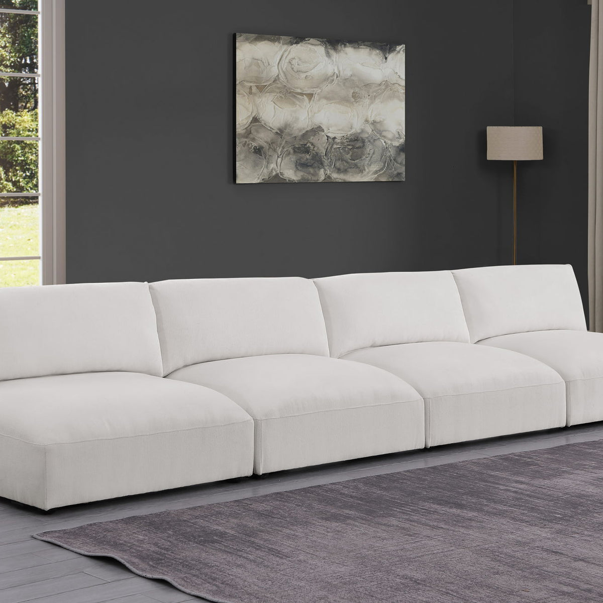 Ease - 4 Seat Modular Armless Sofa